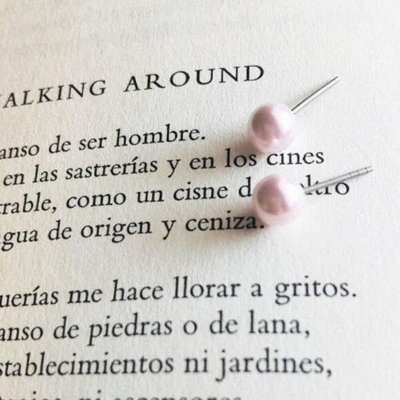 Alquimia Pink Pearl Earrings - Picture 1 of 1